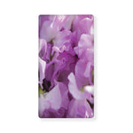 Purple Sweet Pea Print Baby Crib Sheet