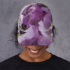 Purple Sweet Pea Print Baseball Cap