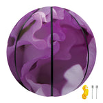 Purple Sweet Pea Print Basketball