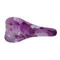 Purple Sweet Pea Print Bicycle Seat Cover