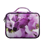 Purple Sweet Pea Print Briefcase Bible Bag