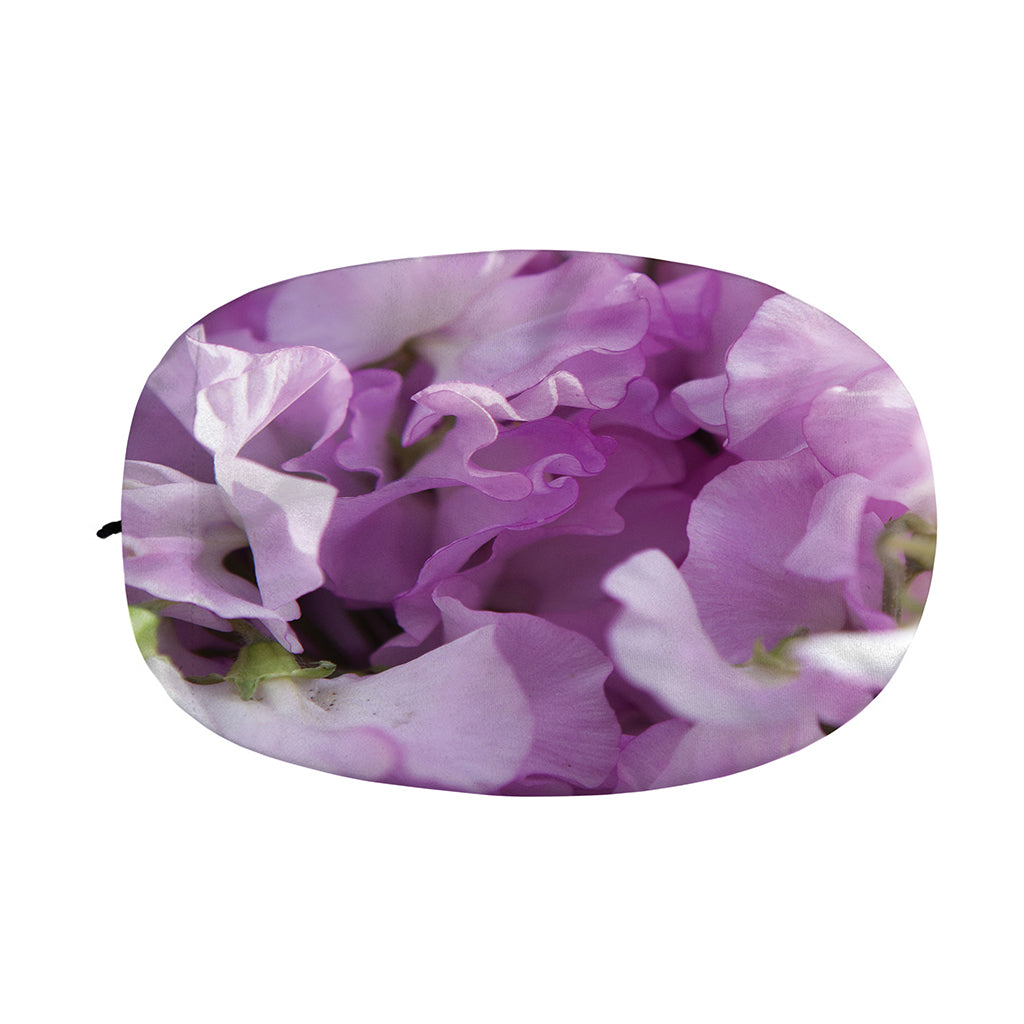 Purple Sweet Pea Print Car Side Mirror Covers