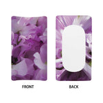 Purple Sweet Pea Print Changing Pad Cover