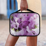 Purple Sweet Pea Print Classic Bible Case