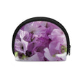 Purple Sweet Pea Print Coin Purse