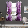 Purple Sweet Pea Print Curtain