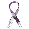 Purple Sweet Pea Print Dog Seat Belt