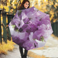 Purple Sweet Pea Print Foldable Umbrella