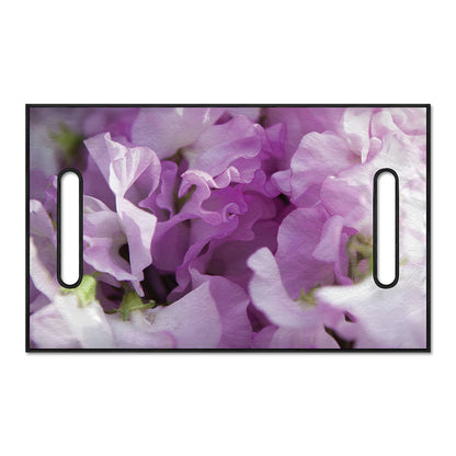 Purple Sweet Pea Print Golf Cart Seat Cover