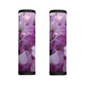 Purple Sweet Pea Print Handle Covers