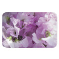 Purple Sweet Pea Print Indoor Door Mat