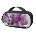 Purple Sweet Pea Print Portable Cooler Travel Case