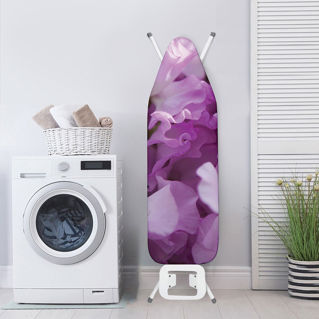 Purple Sweet Pea Print Ironing Board Cover