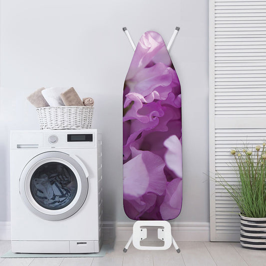 Purple Sweet Pea Print Ironing Board Cover