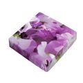 Purple Sweet Pea Print Outdoor Seat Cushion Cover