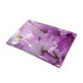 Purple Sweet Pea Print Pet Cooling Mat Cover