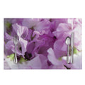 Purple Sweet Pea Print Placemat