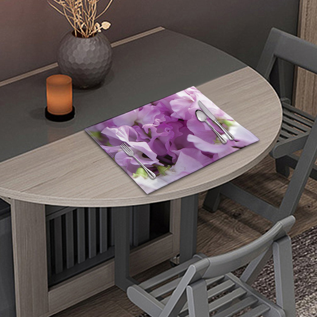 Purple Sweet Pea Print Placemat