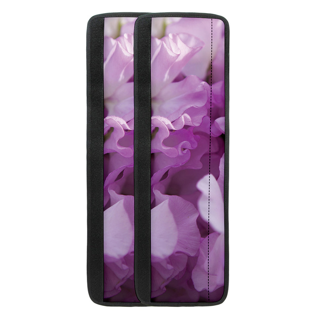 Purple Sweet Pea Print Refrigerator Handle Covers