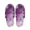 Purple Sweet Pea Print Slippers