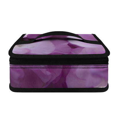 Purple Sweet Pea Print Small Lunch Bag