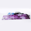 Purple Sweet Pea Print Sports Towel