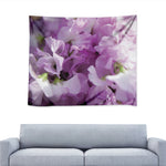 Purple Sweet Pea Print Tapestry