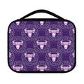 Purple Taurus Zodiac Pattern Print Classic Bible Case