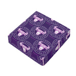 Purple Taurus Zodiac Pattern Print Outdoor Seat Cushion Cover