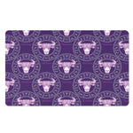 Purple Taurus Zodiac Pattern Print Polyester Doormat