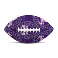 Purple Taurus Zodiac Pattern Print Rugby Ball