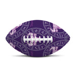 Purple Taurus Zodiac Pattern Print Rugby Ball