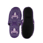 Purple Taurus Zodiac Pattern Print Slippers