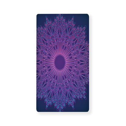 Purple Trippy Mandala Print Baby Crib Sheet
