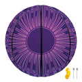 Purple Trippy Mandala Print Basketball