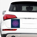 Purple Trippy Mandala Print Car Sticker