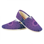 Purple Trippy Mandala Print Casual Shoes