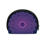 Purple Trippy Mandala Print Coin Purse
