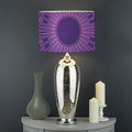Purple Trippy Mandala Print Drum Lamp Shade