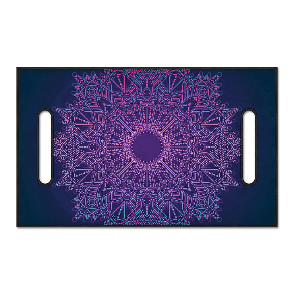Purple Trippy Mandala Print Golf Cart Seat Cover