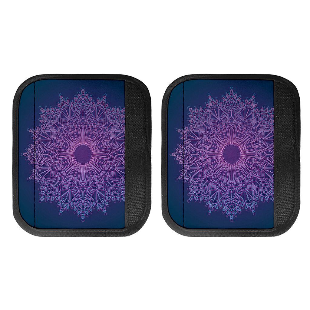 Purple Trippy Mandala Print Handle Covers