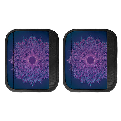 Purple Trippy Mandala Print Handle Covers