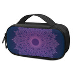 Purple Trippy Mandala Print Insulin Cooler Travel Case