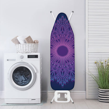 Purple Trippy Mandala Print Ironing Board Cover