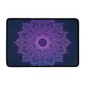 Purple Trippy Mandala Print Kitchen Mat