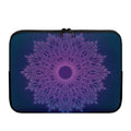 Purple Trippy Mandala Print Laptop Sleeve