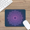 Purple Trippy Mandala Print Mouse Pad