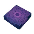 Purple Trippy Mandala Print Outdoor Seat Cushion Cover