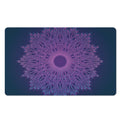 Purple Trippy Mandala Print Polyester Doormat