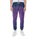 Purple Trippy Mandala Print Joggers